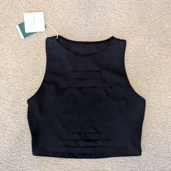 Crop tank top rip style racerback - Picture 4 of 5